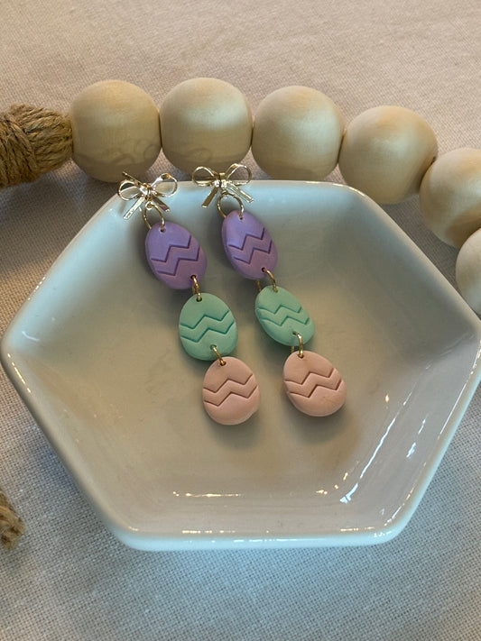 Trio pastel eggs