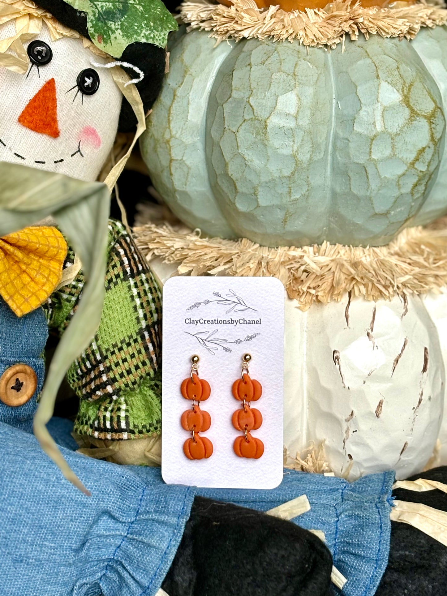 Trio dangle pumpkins