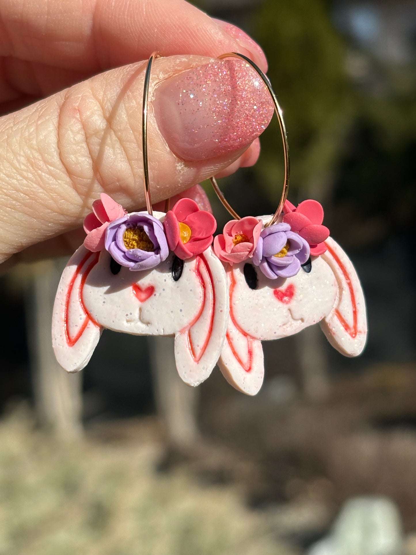 Bunnies with flower crown